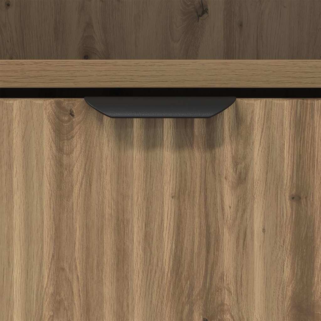 Noptiere 2 pcs stejar artizanal 49 x 36 x 61 cm — imaginea 10