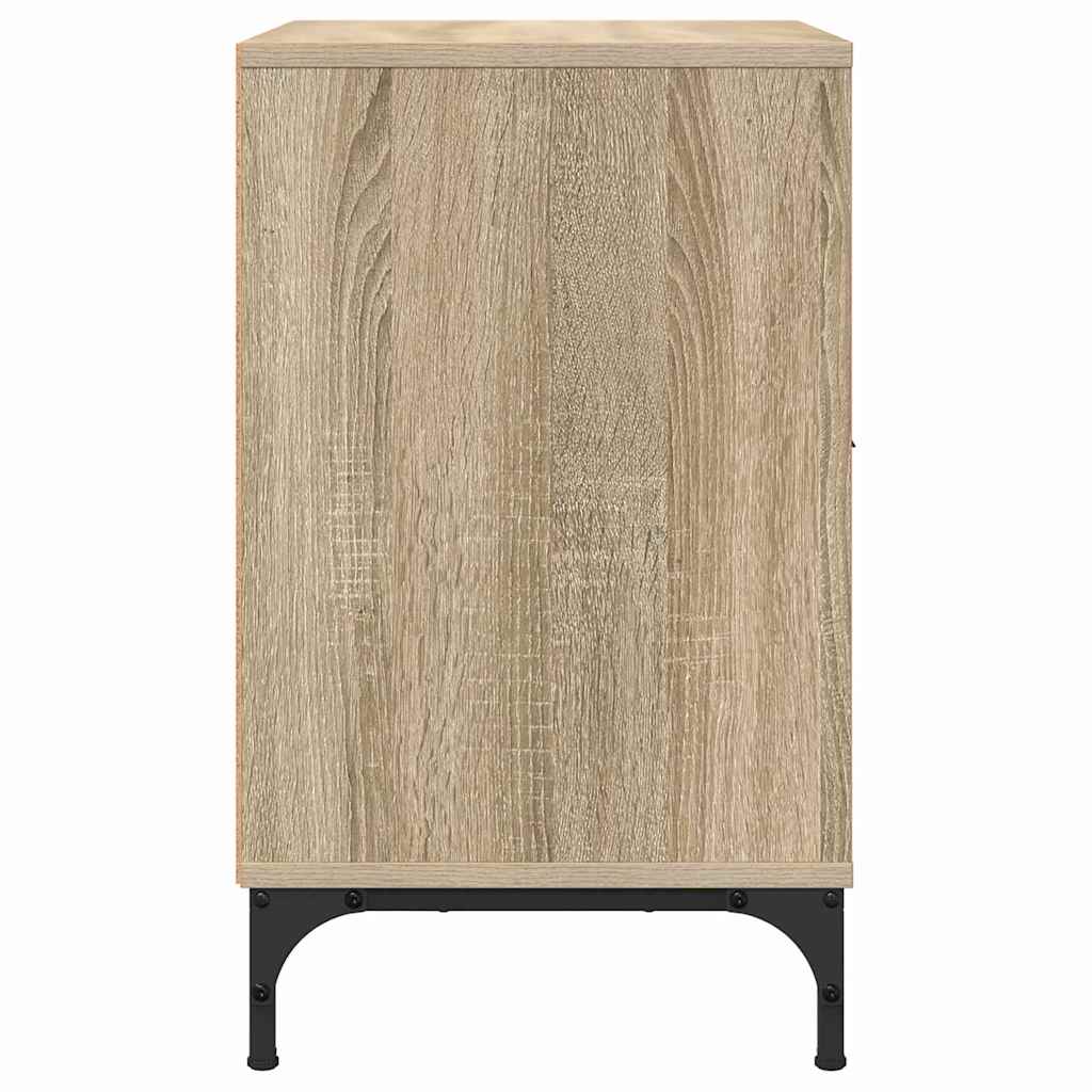 Noptiere cu sertar 2 pcs Stejar sonoma 49 x 36 x 61 cm — imaginea 8