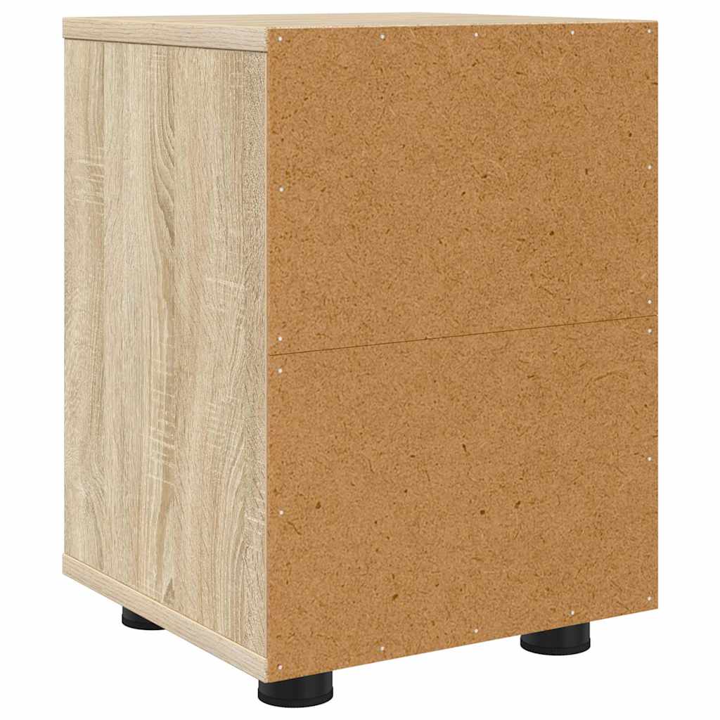 Noptiere 2 pcs Stejar Sonoma 30,5 x 30 x 43 cm — imaginea 9
