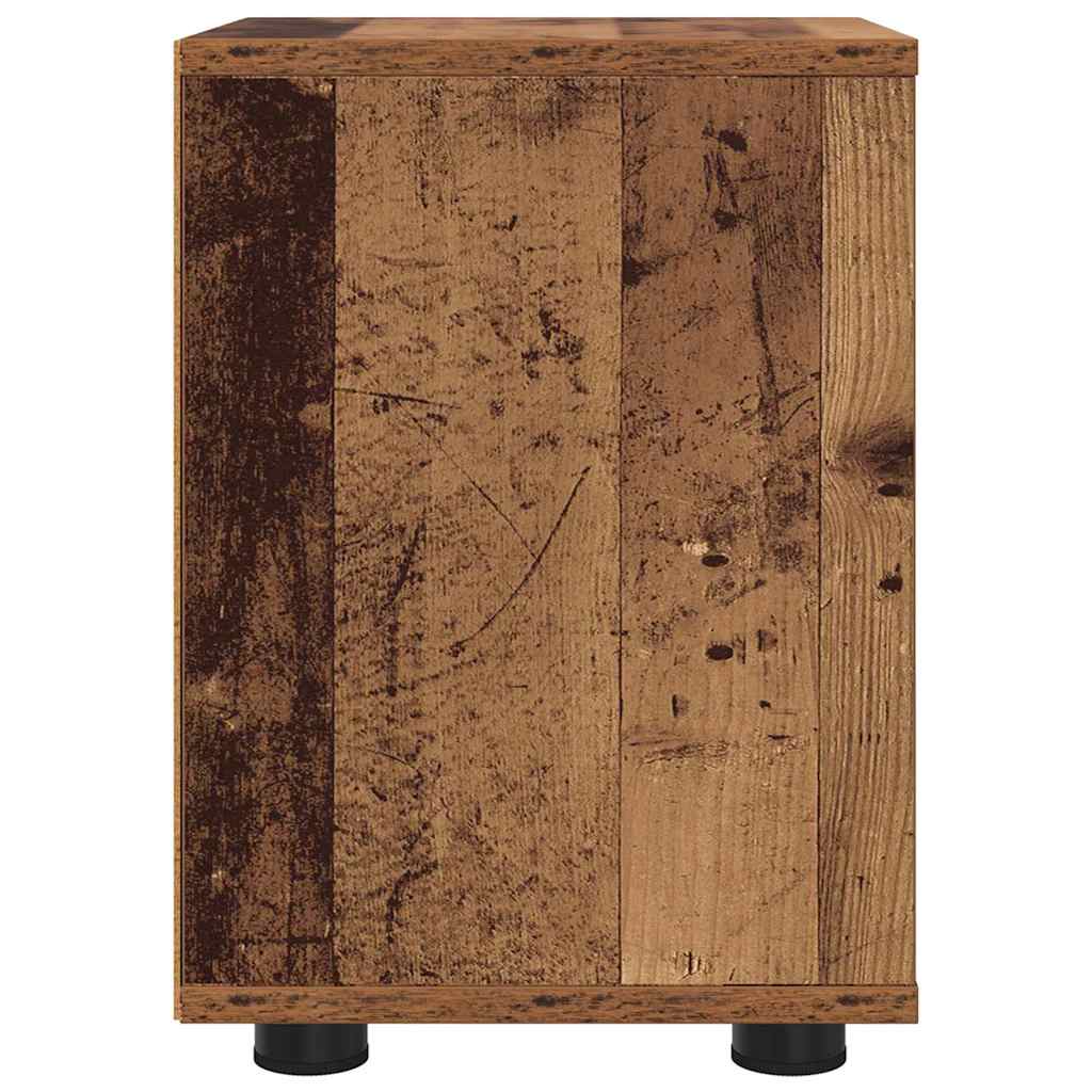 Noptiere cu sertar 2 pcs Lemn Vechi 30,5 x 30 x 43 cm — imaginea 8
