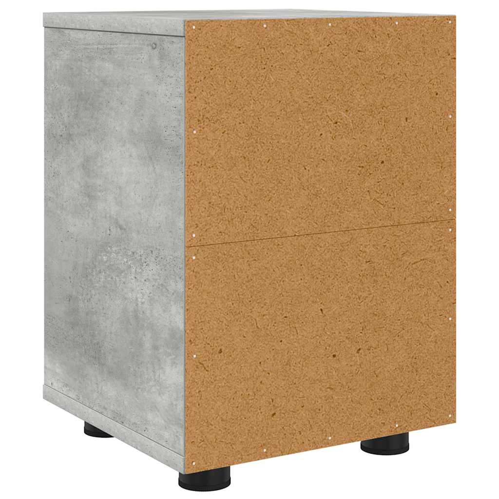 Noptiere 2 pcs Gri din beton 30,5 x 30 x 43 cm — imaginea 9