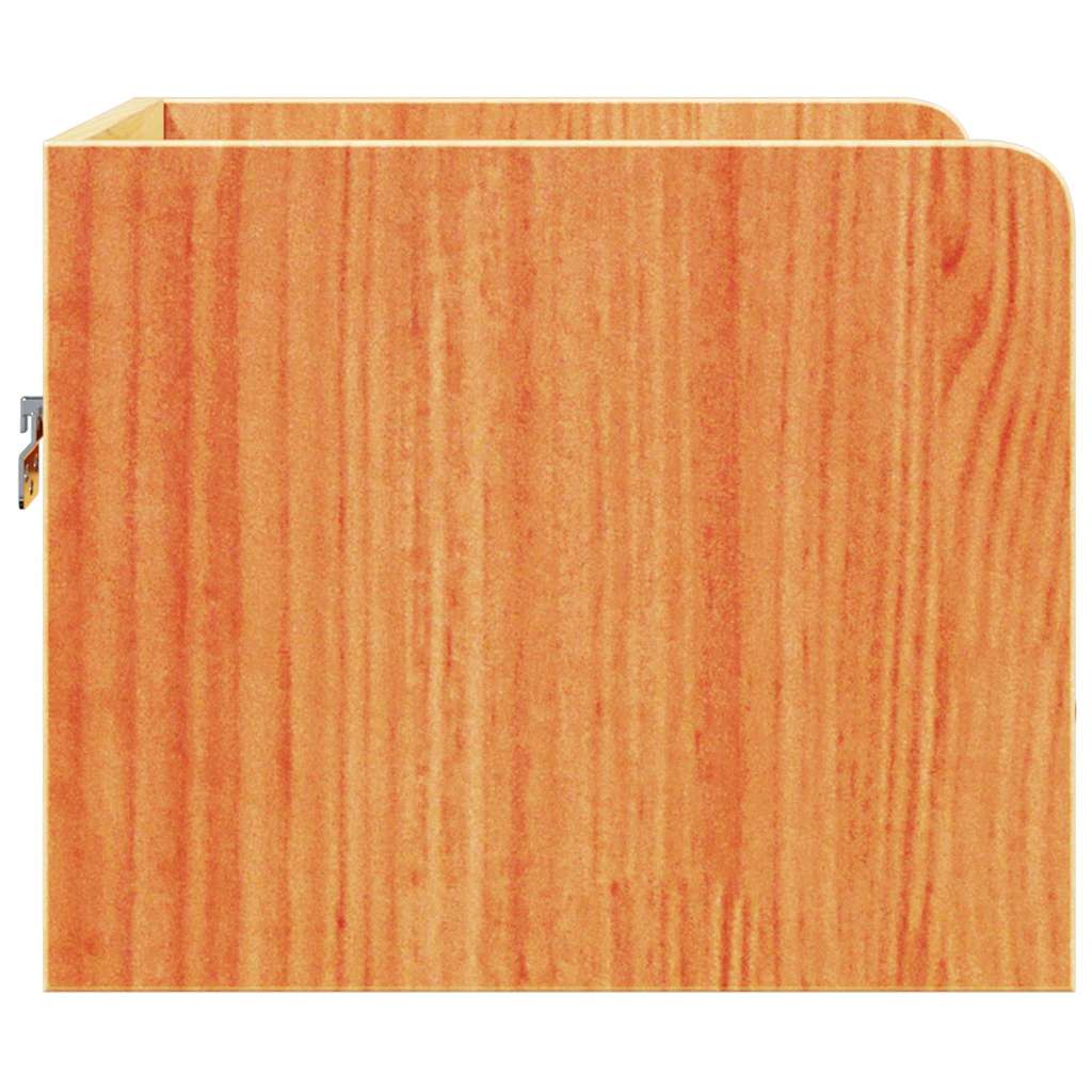 Noptiere cu sertar Pe perete 2 pcs Maro ceruit 38 x 36 x 29.5 cm — imaginea 8