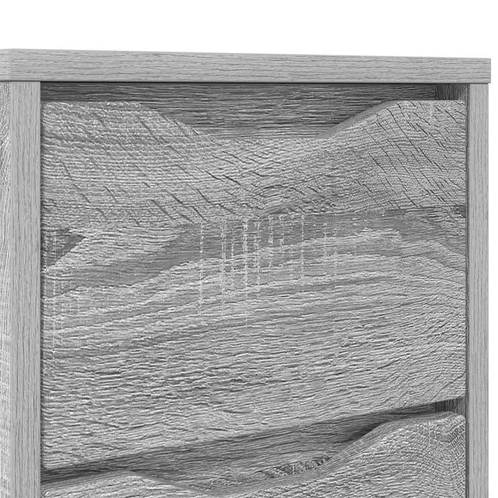Noptiere cu sertar 2 pcs Gri Sonoma 30,5 x 30 x 43 cm — imaginea 11