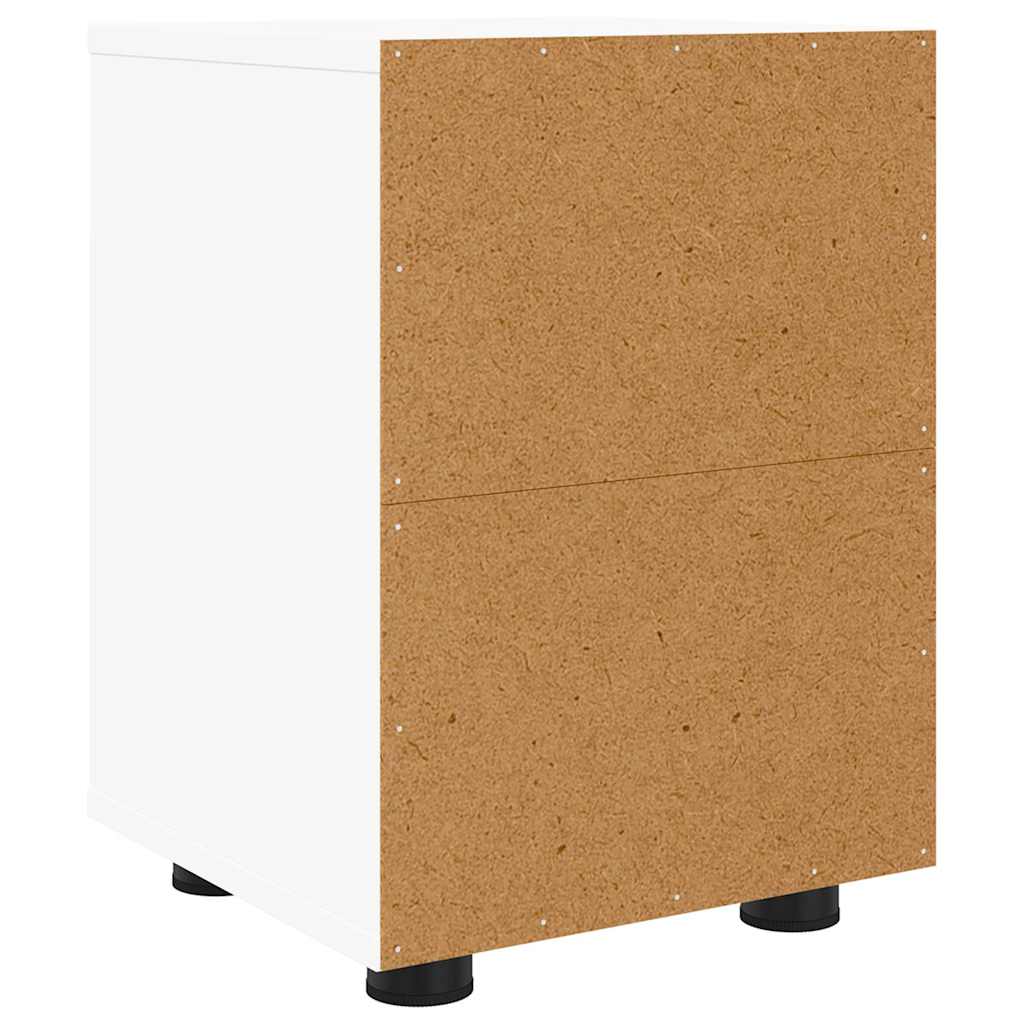 Noptiere 2 pcs Alb 30,5 x 30 x 43 cm Lemn compozit — imaginea 9
