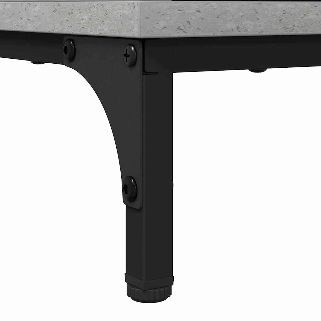 Noptiere 2 pcs Gri beton 49 x 36 x 61 cm Lemn compozit — imaginea 11