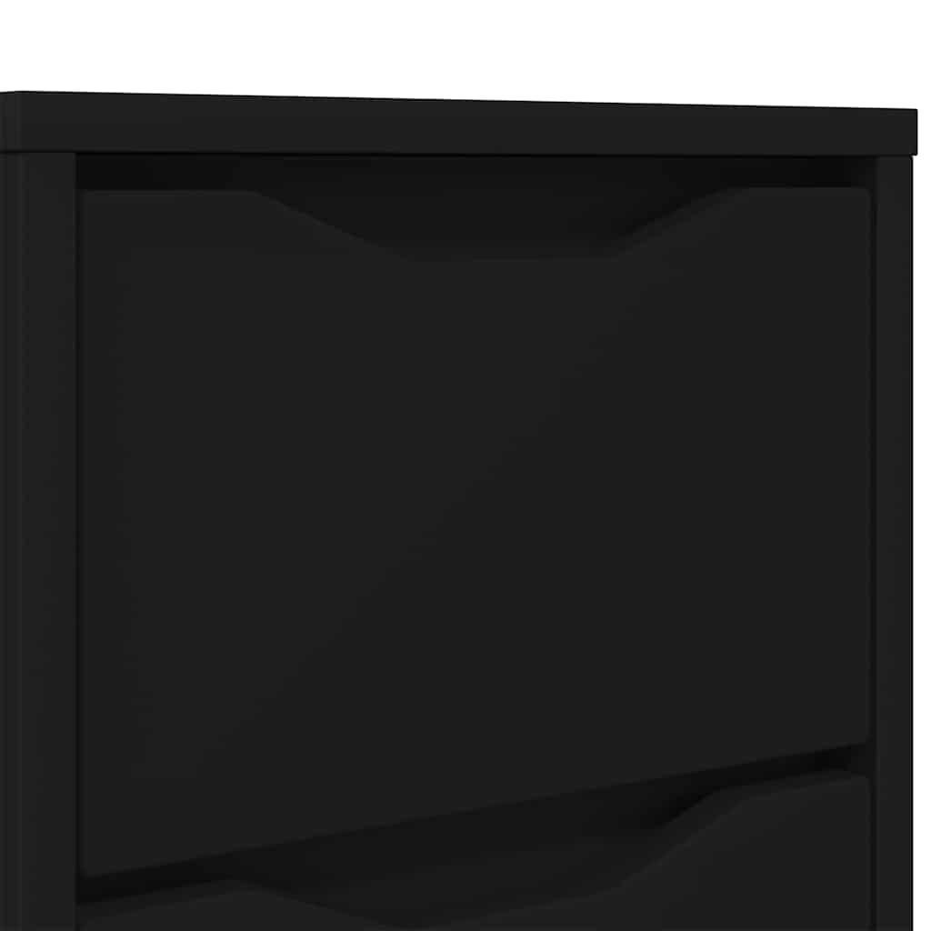Noptiere 2 pcs Negru 30,5 x 30 x 43 cm Lemn compozit — imaginea 11