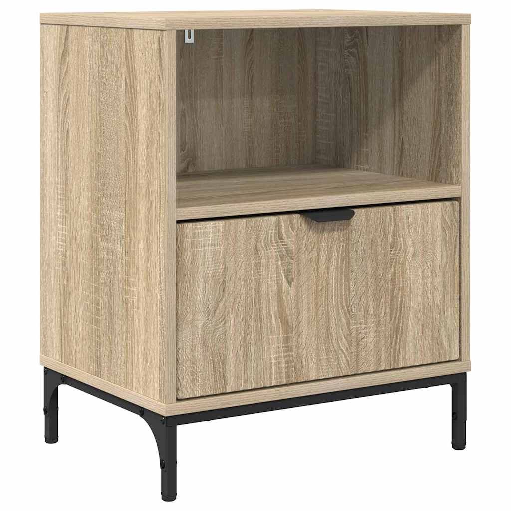 Noptiera cu sertar Stejar sonoma 49 x 36 x 61 cm Lemn compozit