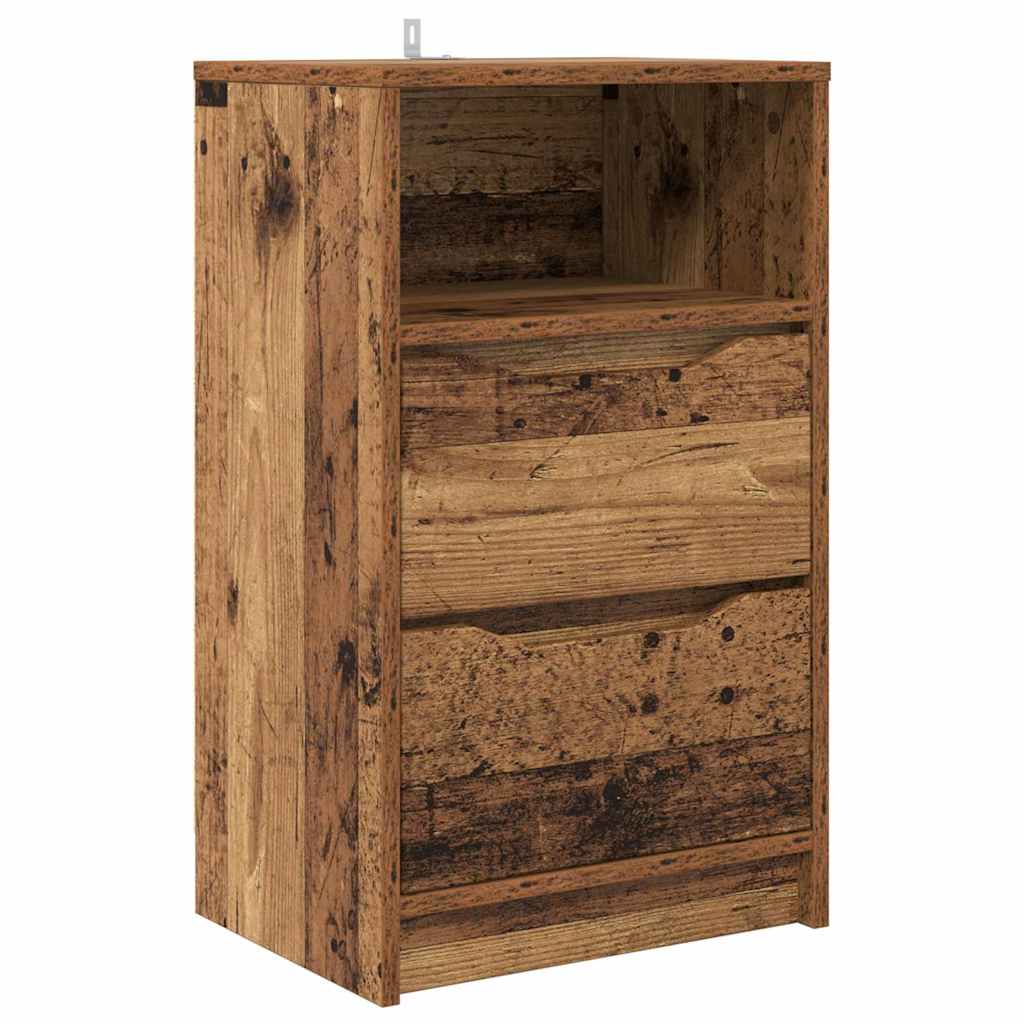 Noptiera cu sertar Lemn Vechi 40 x 30 x 467 cm Lemn compozit