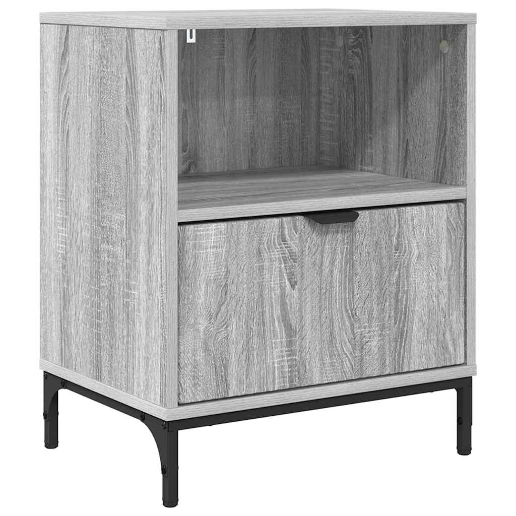 Noptiera cu sertar sonoma gri 49 x 36 x 61 cm Lemn compozit