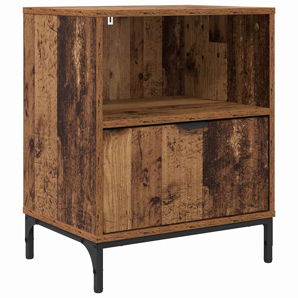 Noptiera cu sertar Lemn vechi 49 x 36 x 61 cm Lemn compozit