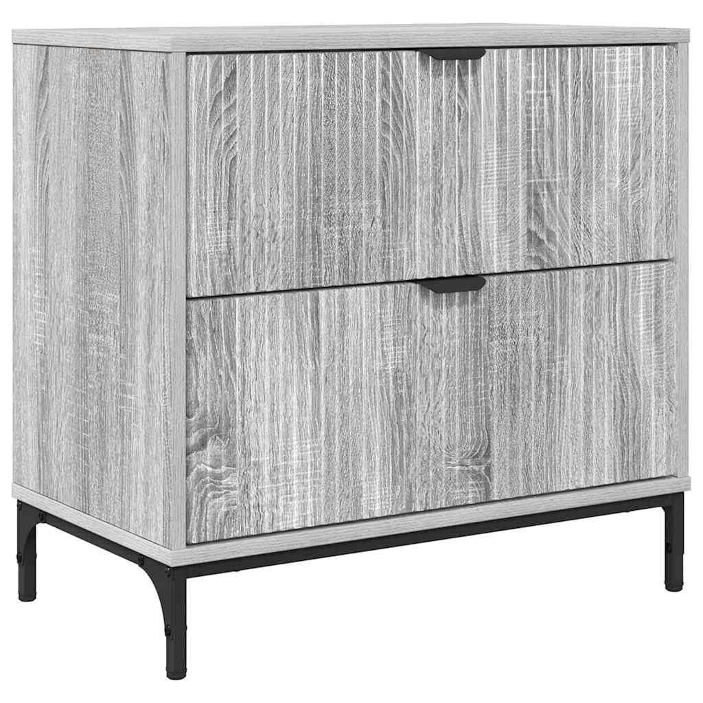 Noptiera cu sertar sonoma gri 63.5 x 36 x 61 cm Lemn compozit
