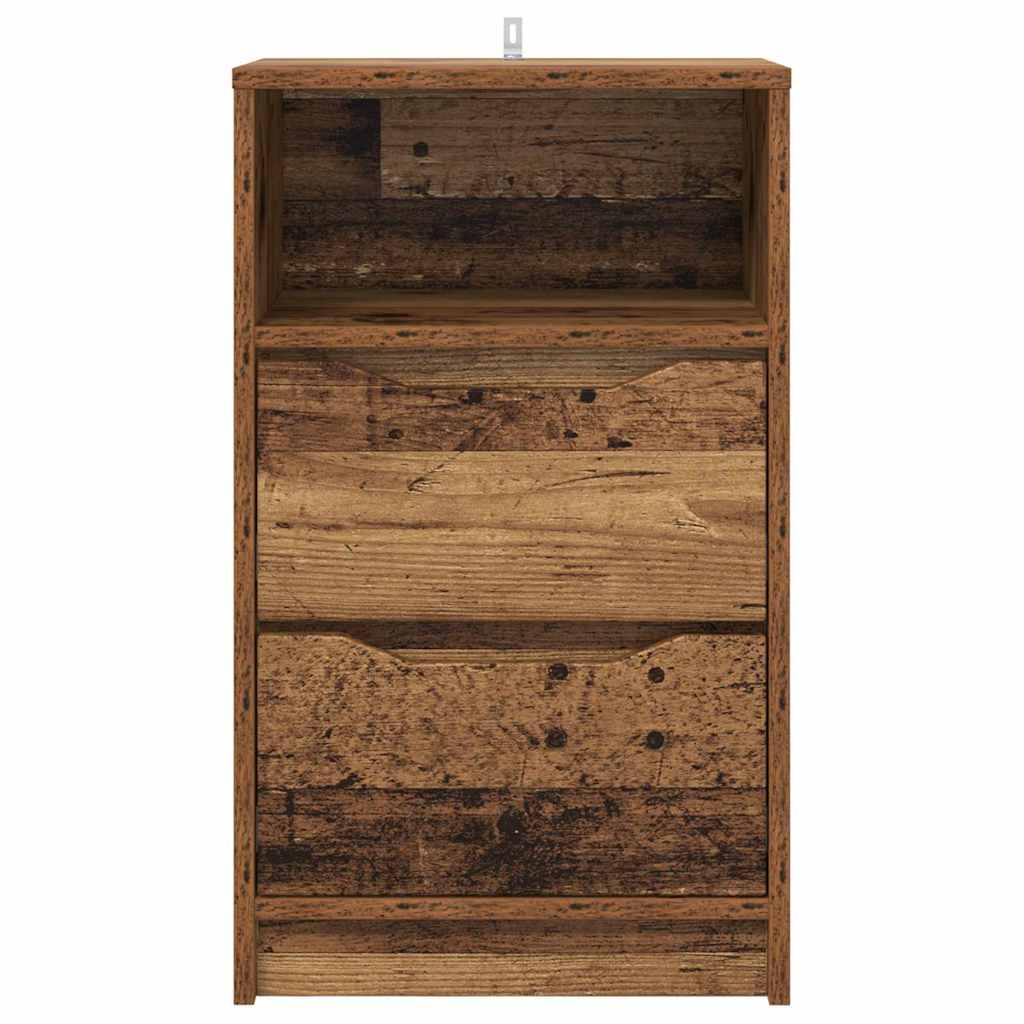 Noptiera cu sertar Lemn Vechi 40 x 30 x 467 cm Lemn compozit — imaginea 7