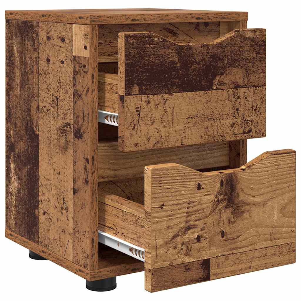 Noptiera cu sertar Lemn Vechi 30,5 x 30 x 43 cm Lemn compozit — imaginea 6