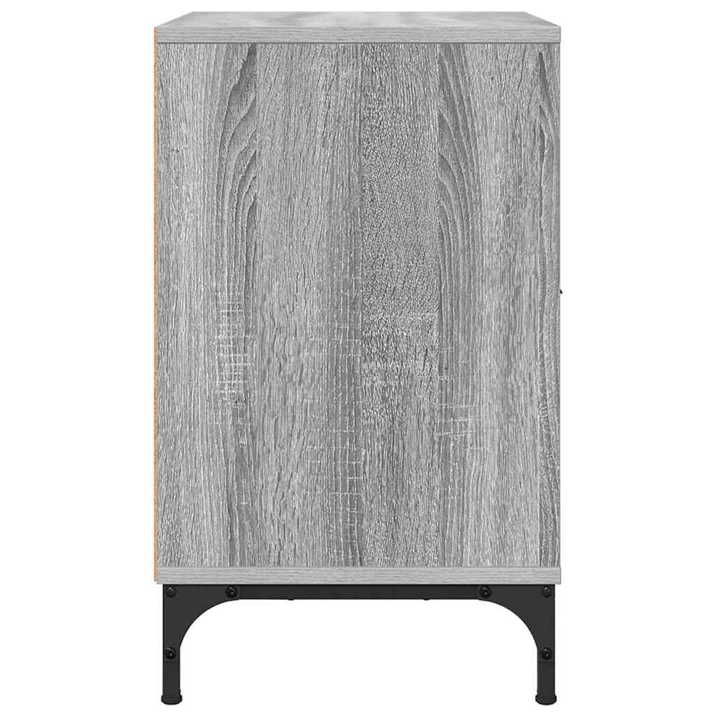 Noptiera cu sertar sonoma gri 49 x 36 x 61 cm Lemn compozit — imaginea 8