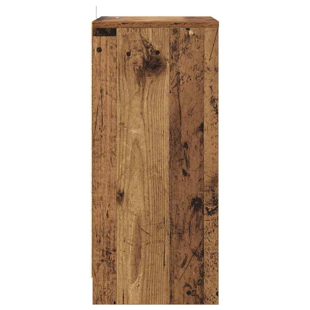 Noptiera cu sertar Lemn Vechi 40 x 30 x 467 cm Lemn compozit — imaginea 8