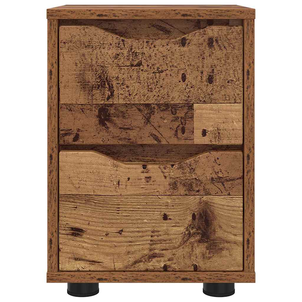 Noptiera cu sertar Lemn Vechi 30,5 x 30 x 43 cm Lemn compozit — imaginea 7