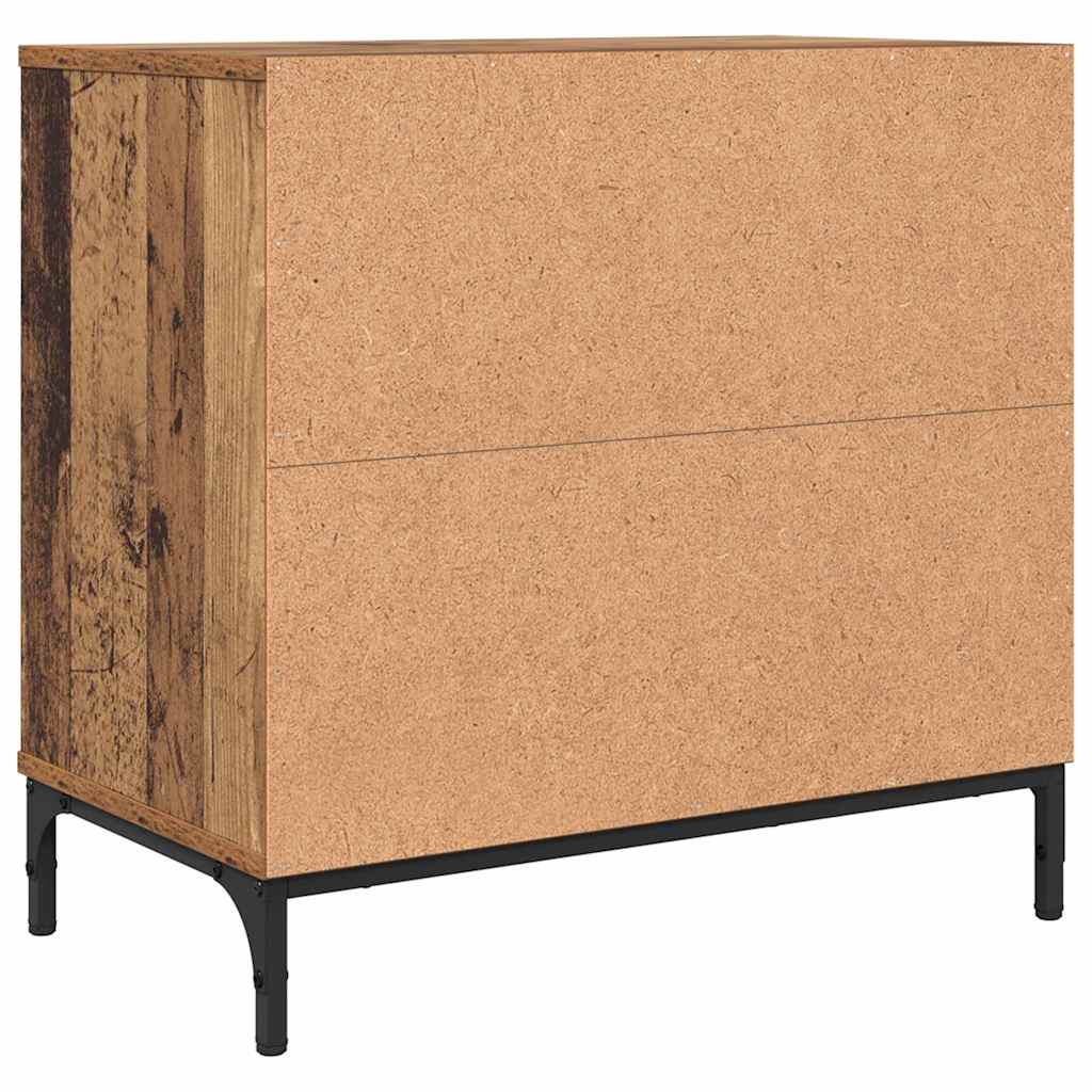 Noptiera cu sertar Lemn vechi 63.5 x 36 x 61 cm Lemn compozit — imaginea 9