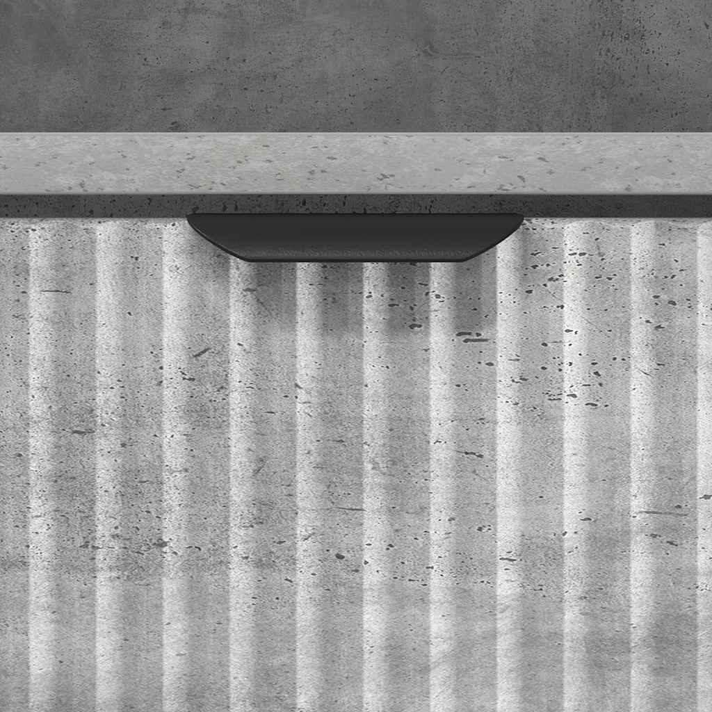 Noptiera cu sertar Gri beton 49 x 36 x 61 cm Lemn compozit — imaginea 10