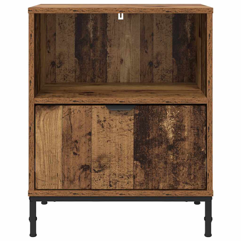 Noptiera cu sertar Lemn vechi 49 x 36 x 61 cm Lemn compozit — imaginea 7