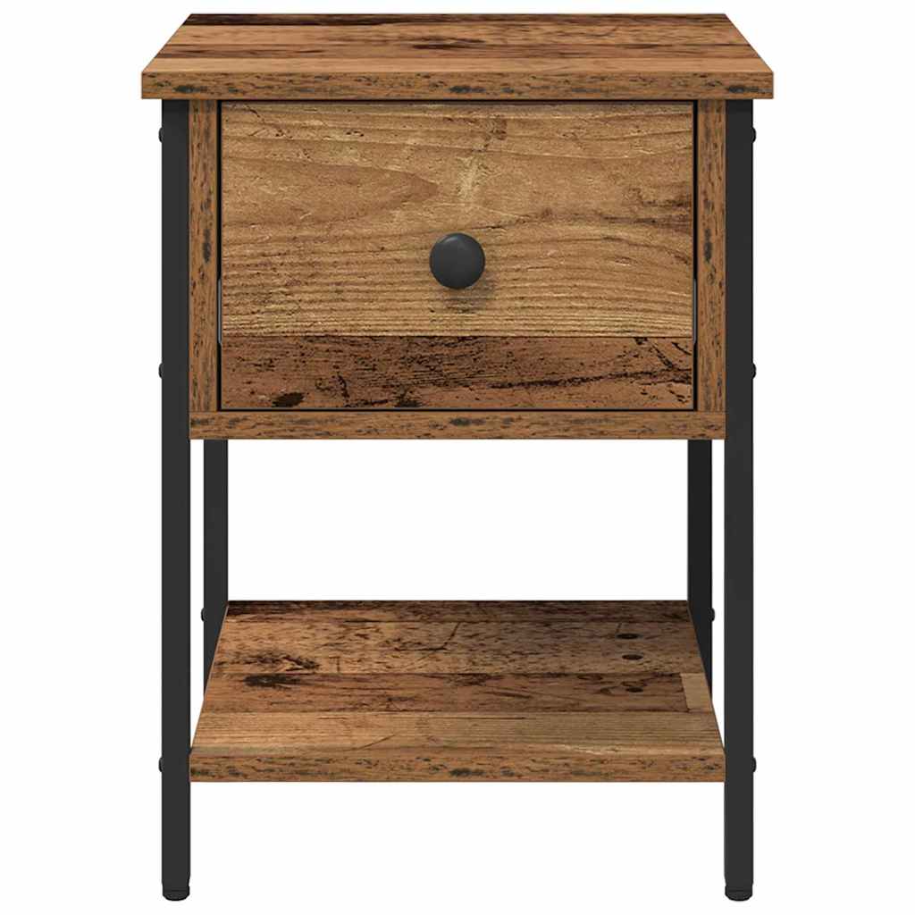 Noptiera cu sertar Lemn Vechi 34 x 35,5 x 45 cm Lemn compozit — imaginea 7