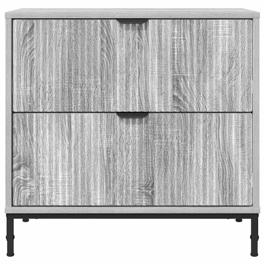 Noptiera cu sertar sonoma gri 63.5 x 36 x 61 cm Lemn compozit — imaginea 7