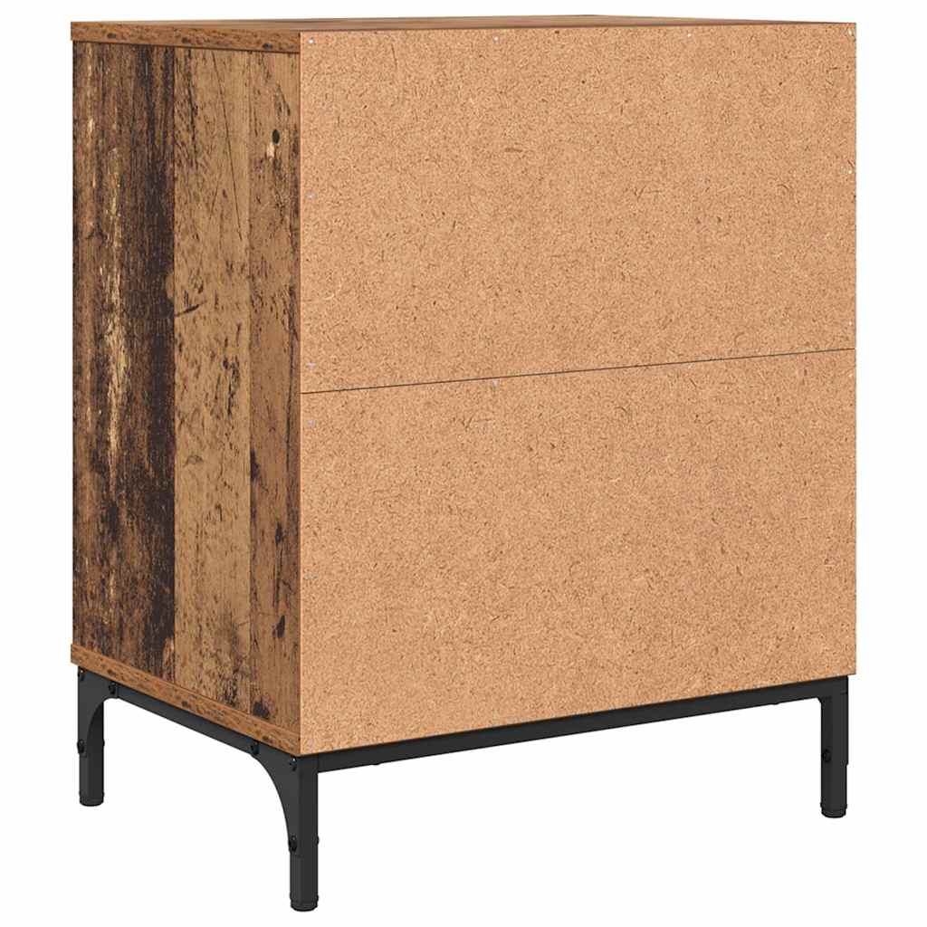 Noptiera cu sertar Lemn vechi 49 x 36 x 61 cm Lemn compozit — imaginea 9