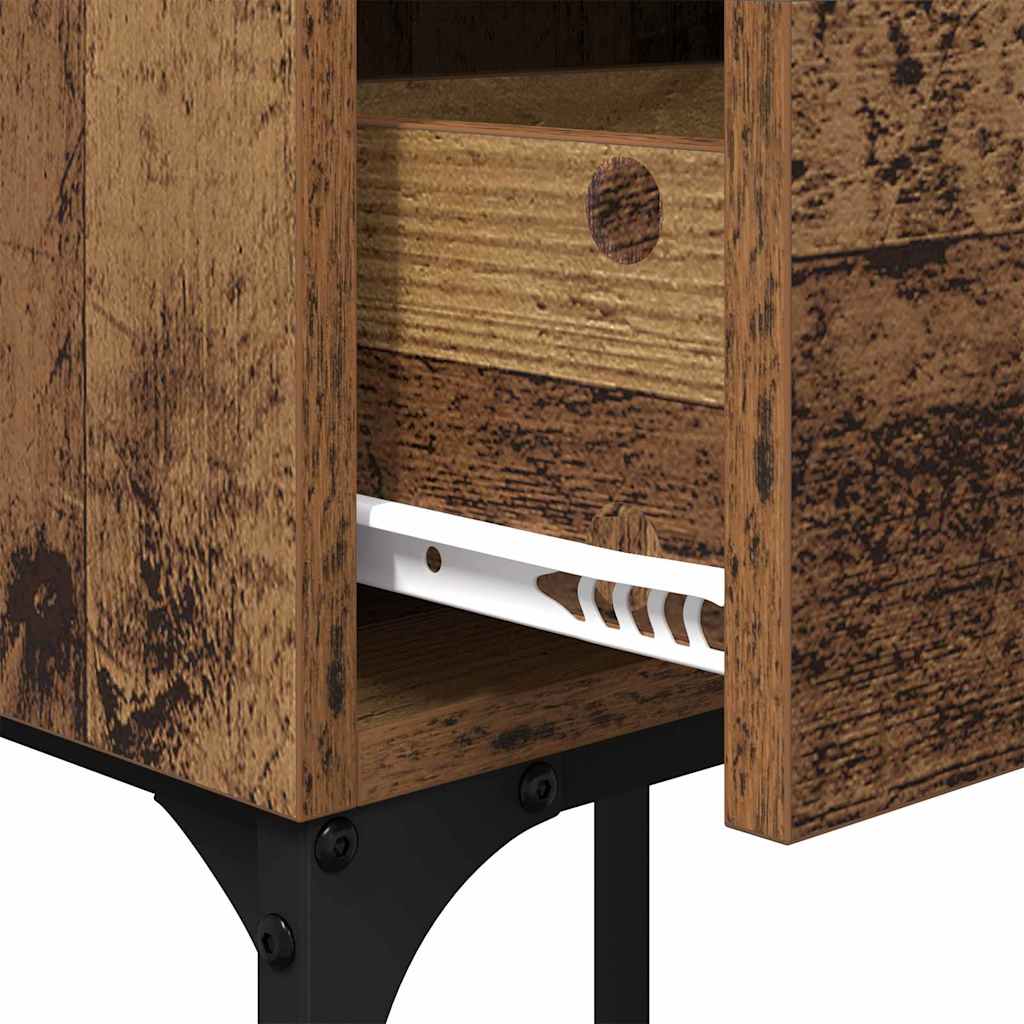 Noptiera cu sertar Lemn vechi 40 x 29 x 60 cm Lemn compozit — imaginea 11