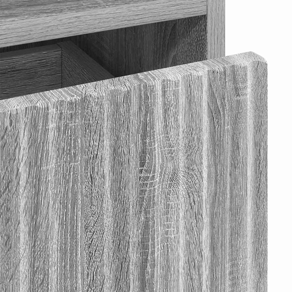 Noptiera cu sertar sonoma gri 49 x 36 x 61 cm Lemn compozit — imaginea 12