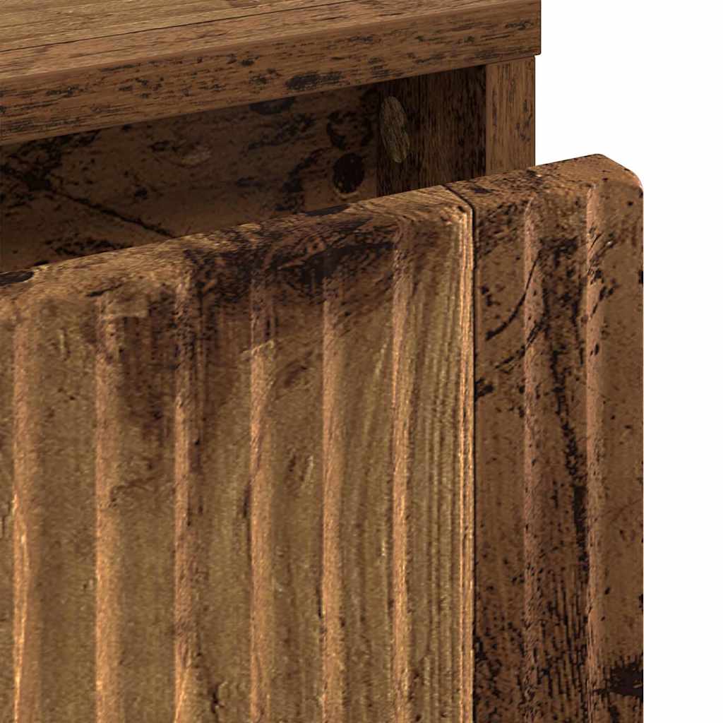 Noptiera cu sertar Lemn vechi 63.5 x 36 x 61 cm Lemn compozit — imaginea 12