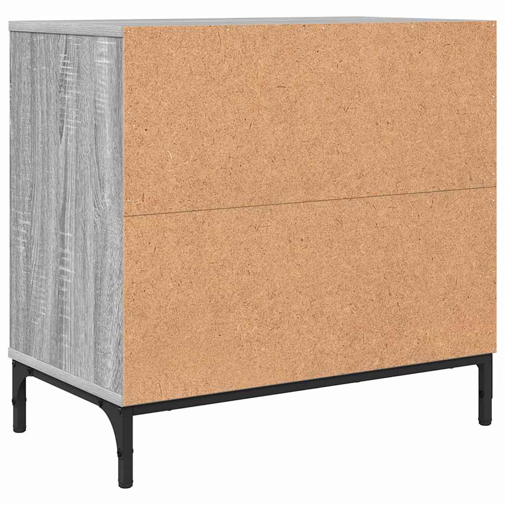 Noptiera cu sertar sonoma gri 63.5 x 36 x 61 cm Lemn compozit — imaginea 9