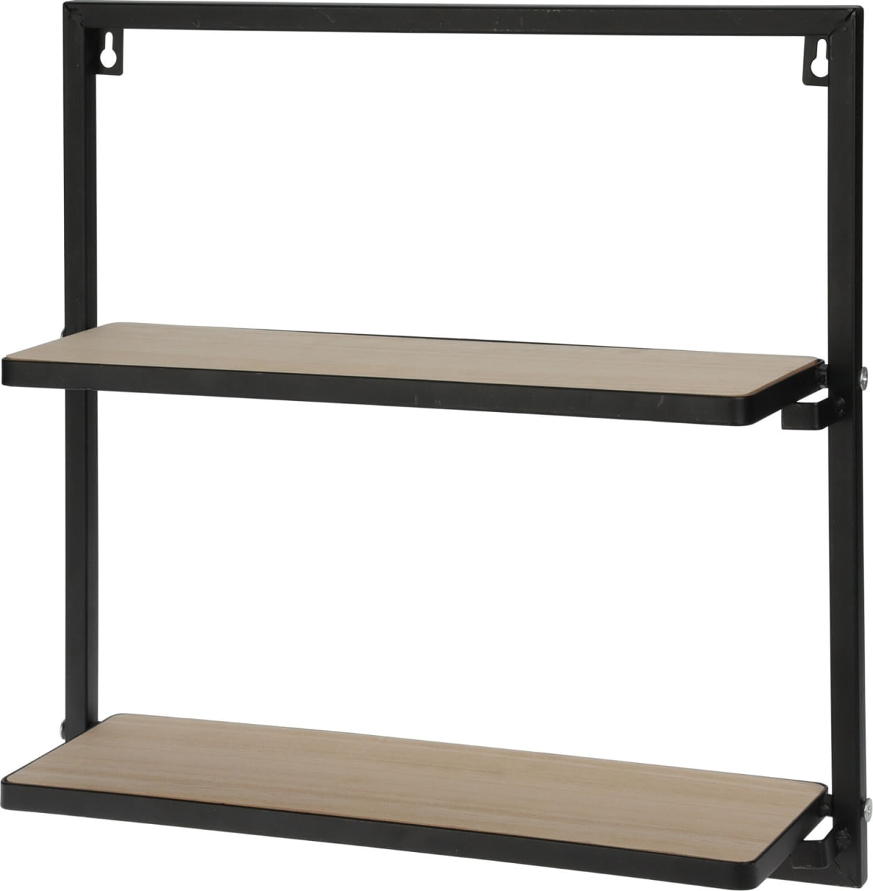 Raft metalic Koopman, cu 2 etajere, MDF