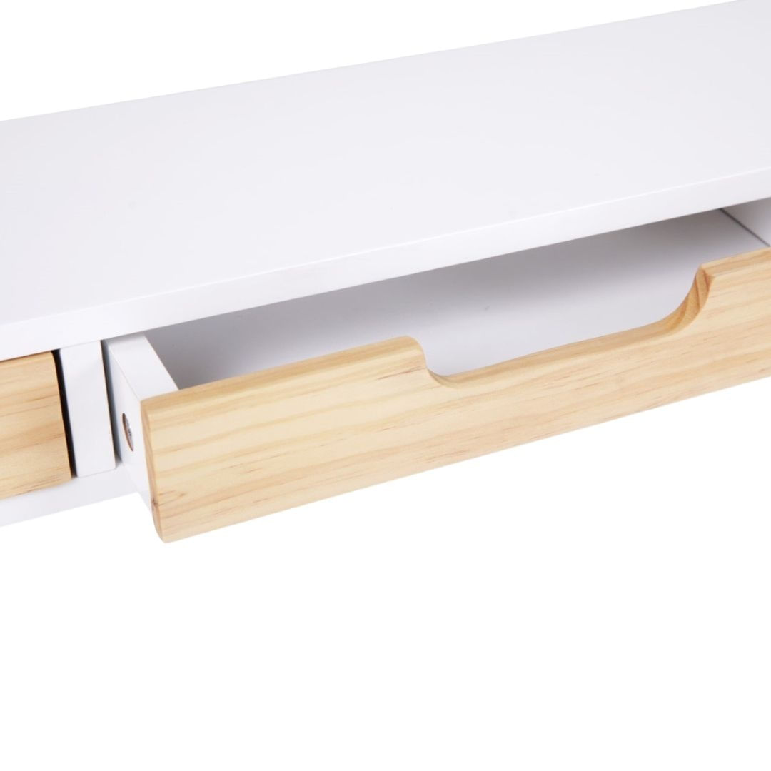Birou modern Jumi 110x60x90/75 cm – design scandinav, functionalitate si eleganta naturala — imaginea 2