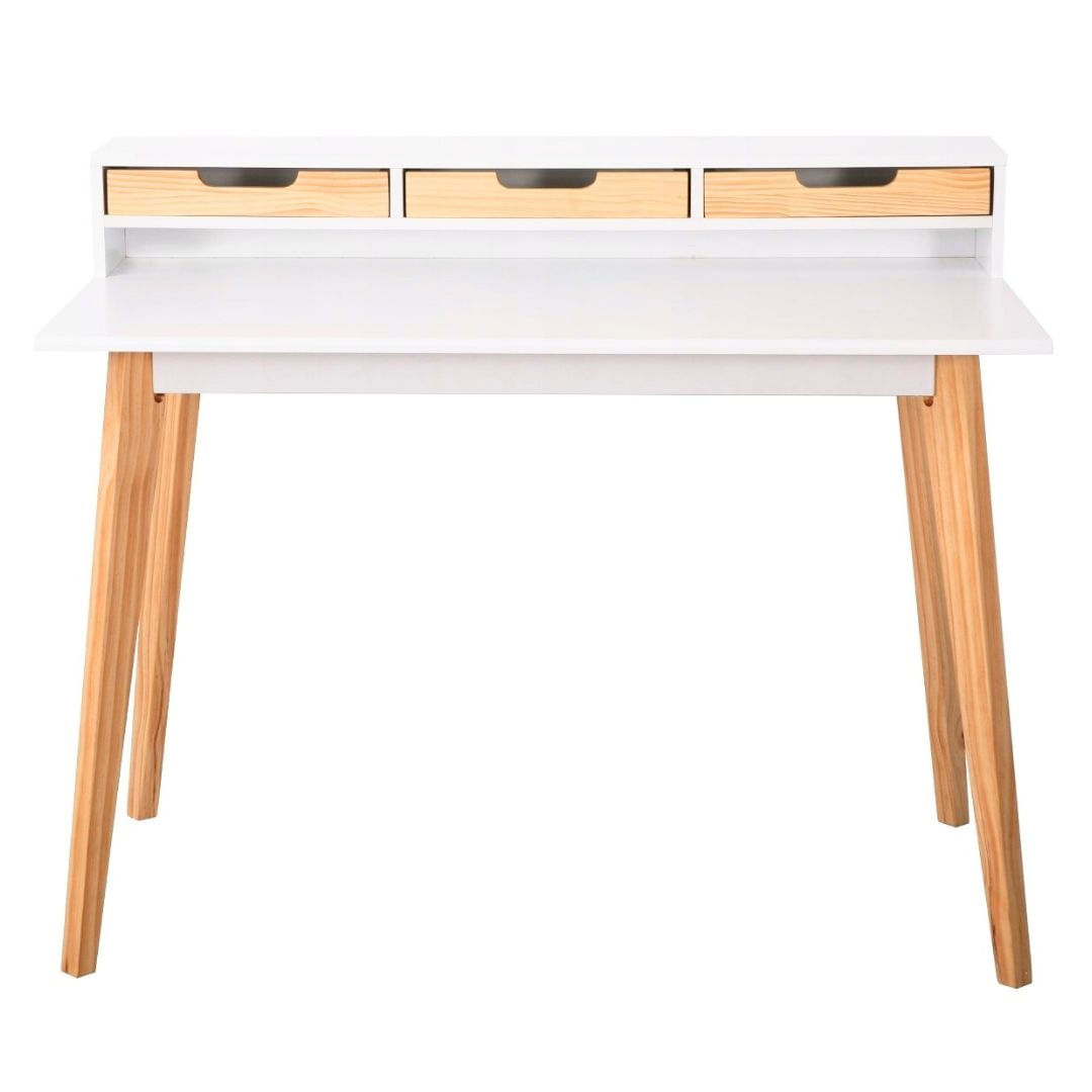 Birou modern Jumi 110x60x90/75 cm – design scandinav, functionalitate si eleganta naturala — imaginea 9