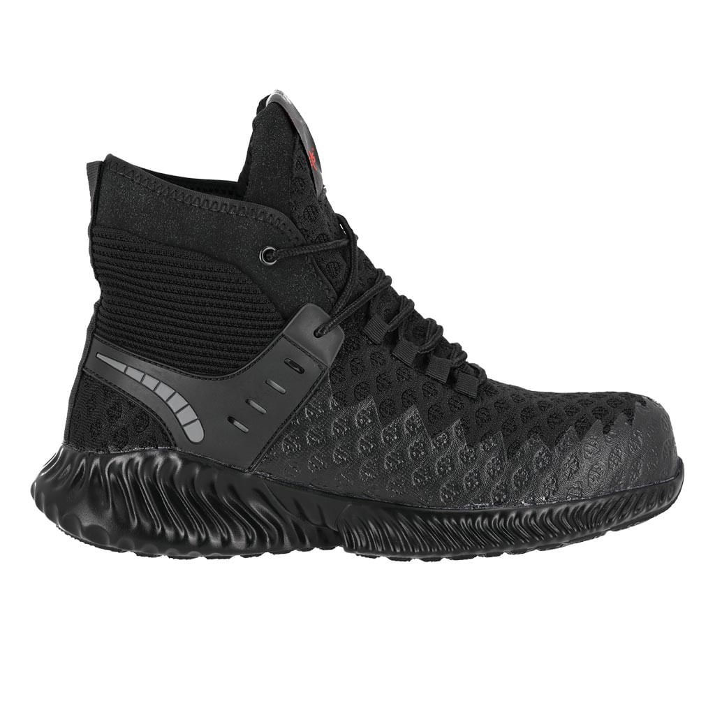 Gheata de protectie tip adidas, Reis, usori, din material material KPU durabil, BRULTRA Negru — imaginea 3