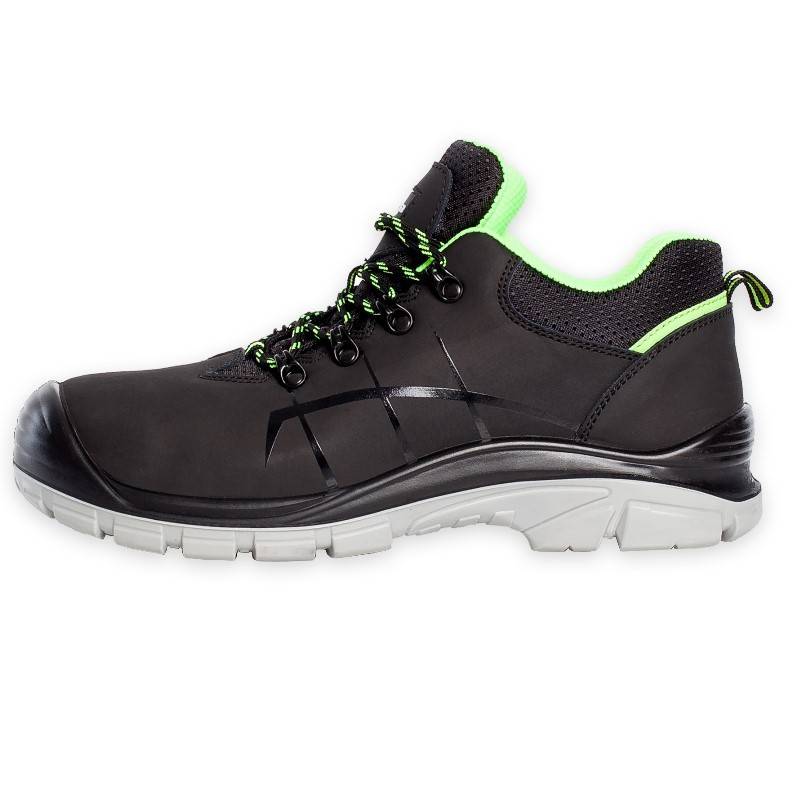 Pantofi de protectie NERO S1 cu bombeu metalic si piele nubuk Procera — imaginea 2