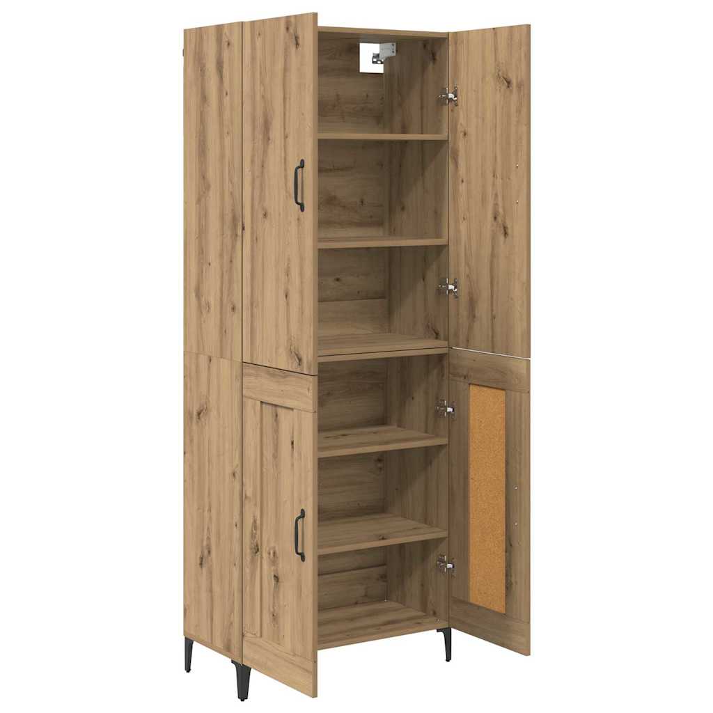 Bufet Stejar Artizanal 69,5 x 34 x 180 cm Lemn compozit — imaginea 6