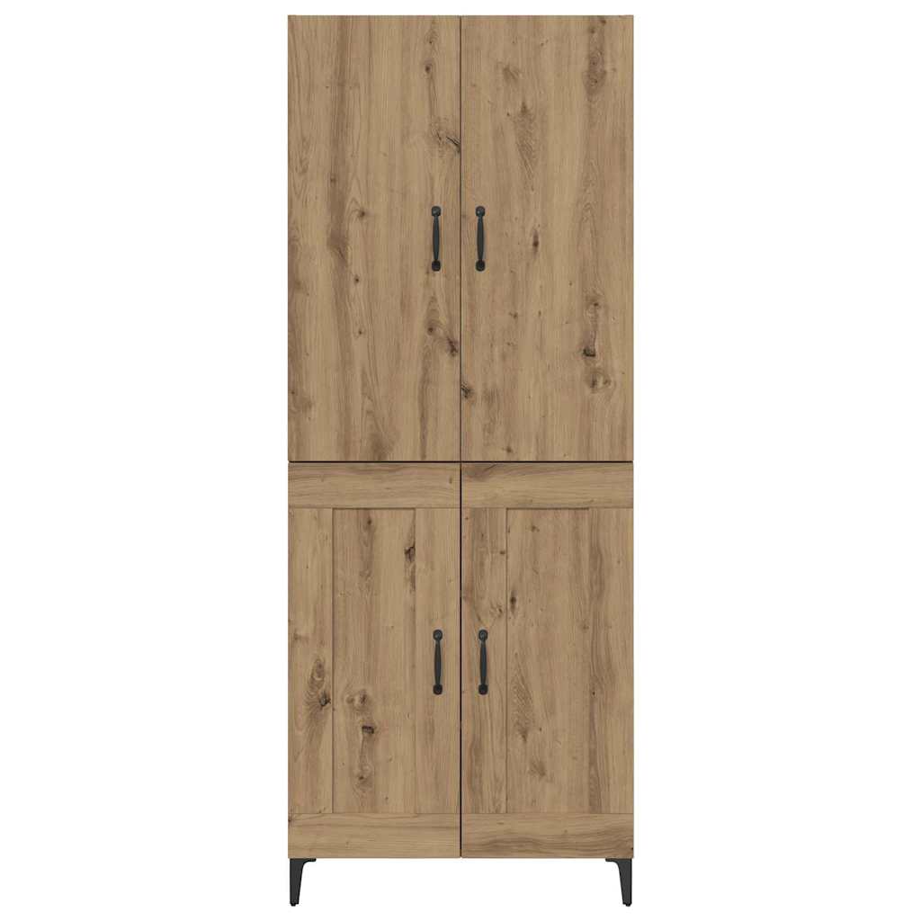 Bufet Stejar Artizanal 69,5 x 34 x 180 cm Lemn compozit — imaginea 7