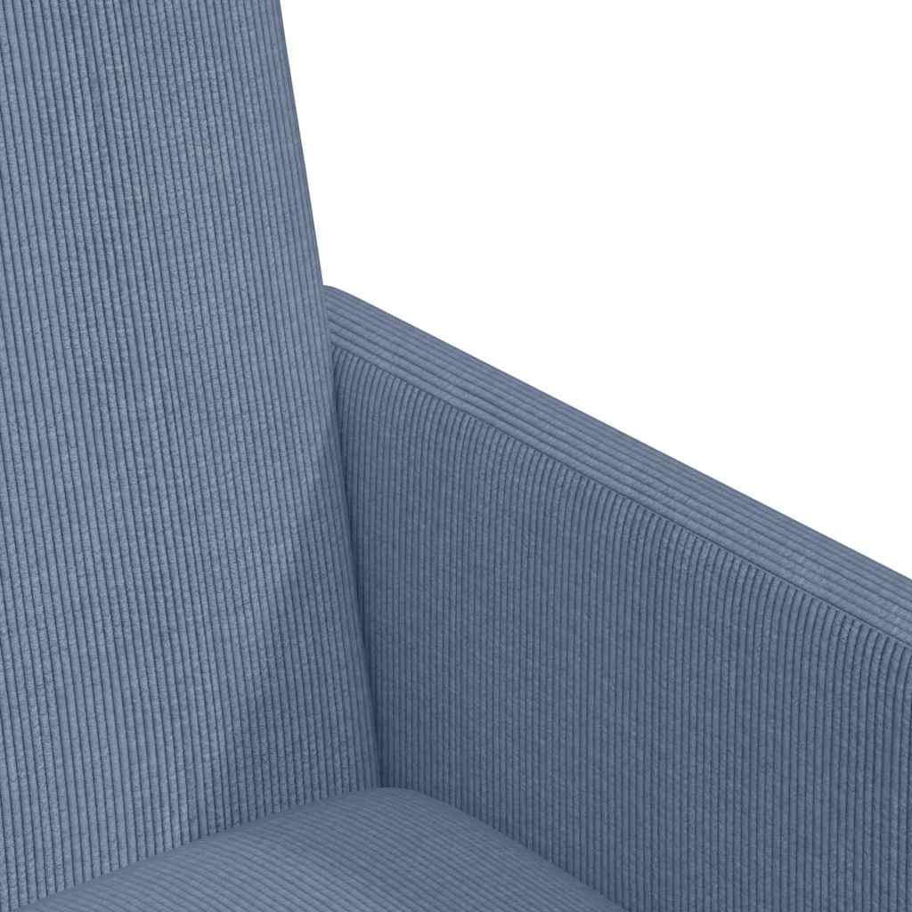 Scaune de dining cu roti cu roti 2 pcs albastru 57 x 66 x 94 cm — imaginea 8
