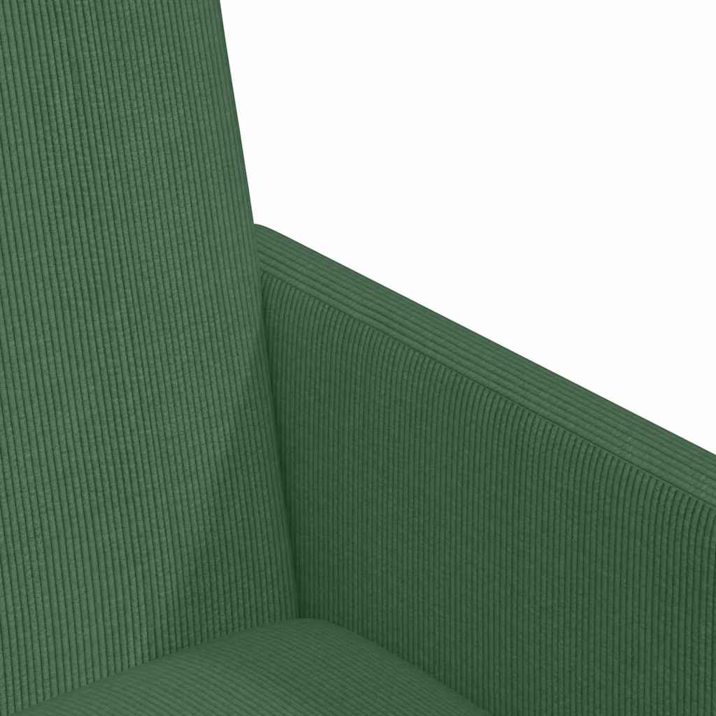 Scaune de dining cu roti 2 pcs Gri verde 57 x 66 x 94 cm — imaginea 8