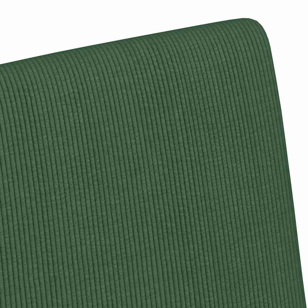 Scaune de dining cu roti 2 pcs Gri verde 57 x 66 x 94 cm — imaginea 9