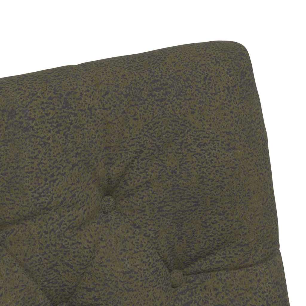 Scaune de dining cu roti 2 pcs Verde militar 58 x 67 x 97 cm — imaginea 9