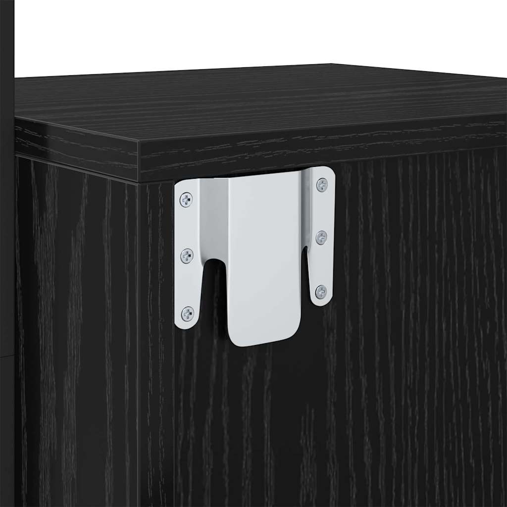Noptiera cu sertar 2 pcs Stejar Negru 35 x 30 x 51 cm — imaginea 13