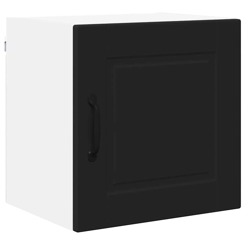 Dulap suspendat de bucatarie cu raft Negru 40 x 31 x 40 cm
