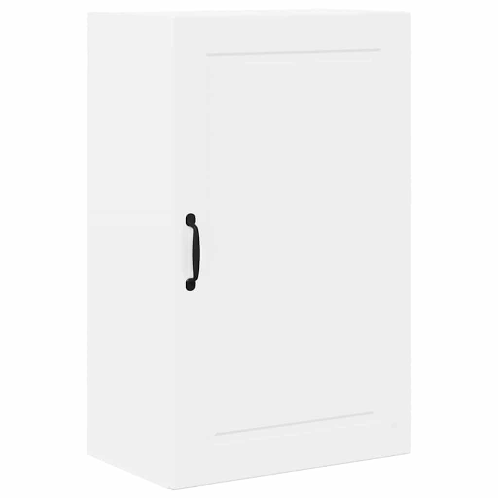 Dulap suspendat de bucatarie cu raft Alb lucios 50 x 31 x 80 cm