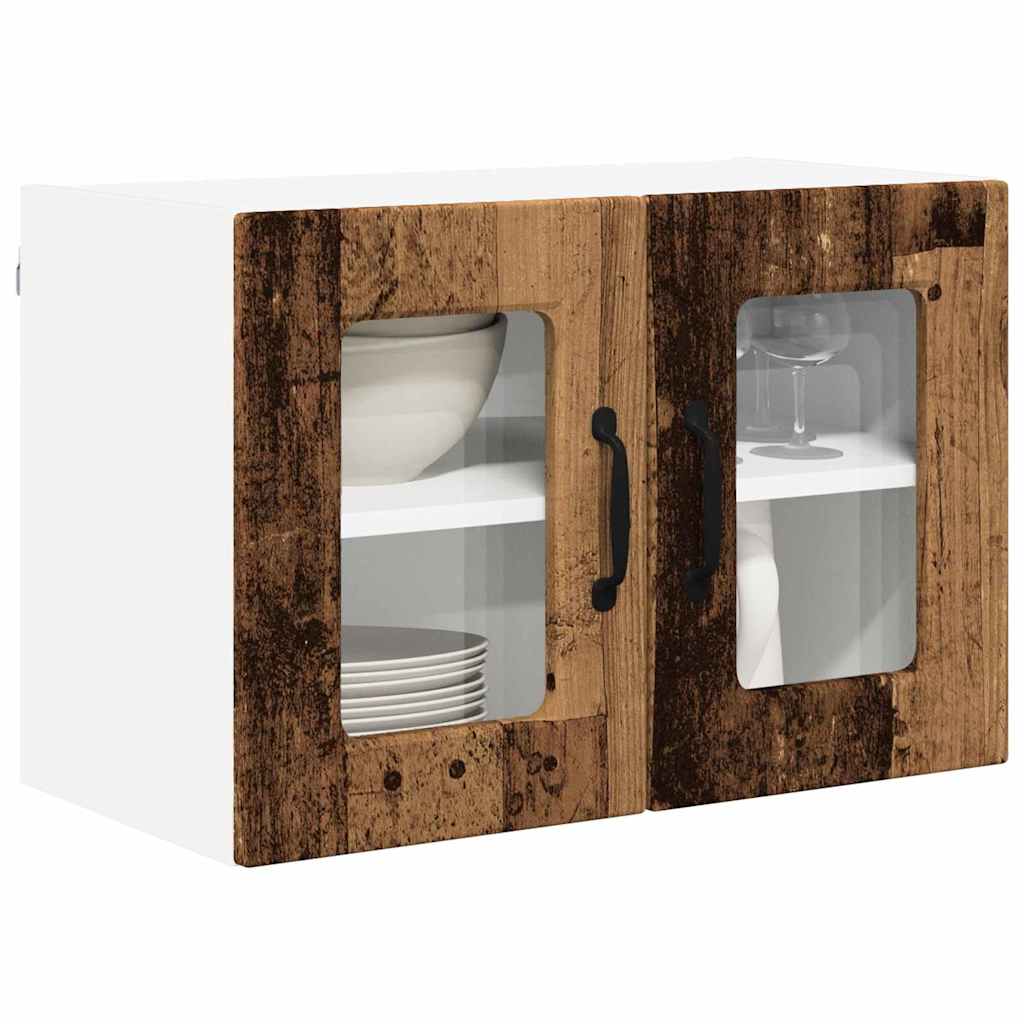 Dulap suspendat de bucatarie cu raft Lemn Vechi 60 x 31 x 40 cm — imaginea 4