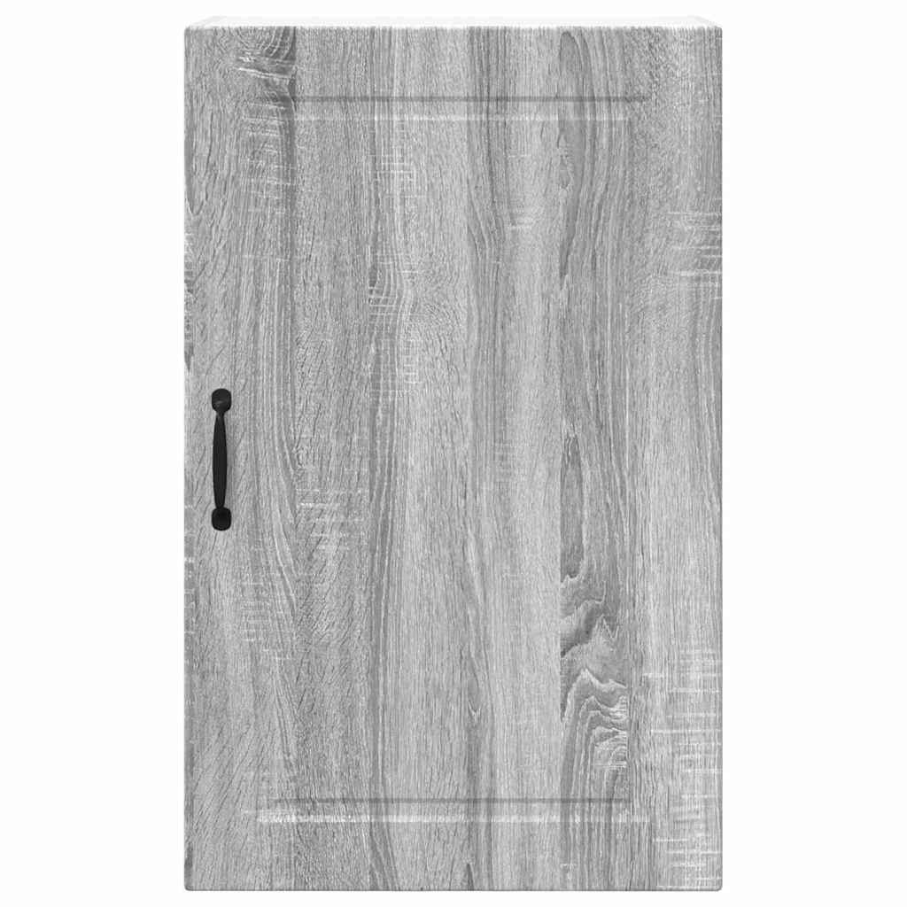 Dulap suspendat de bucatarie cu raft Gri Sonoma 50 x 31 x 80 cm — imaginea 7