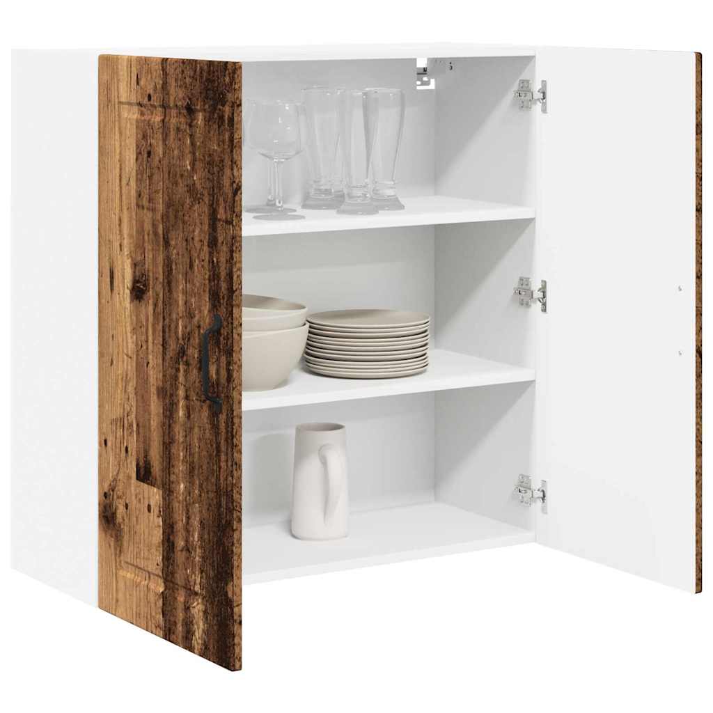 Dulap suspendat de bucatarie cu raft Lemn Vechi 80 x 31 x 80 cm — imaginea 4