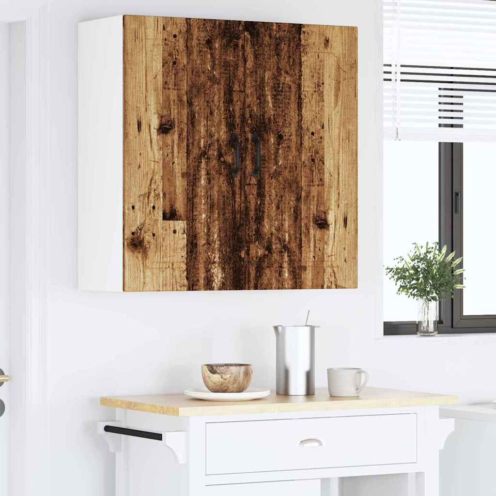 Dulap suspendat de bucatarie cu raft Lemn Vechi 80 x 31 x 80 cm — imaginea 5