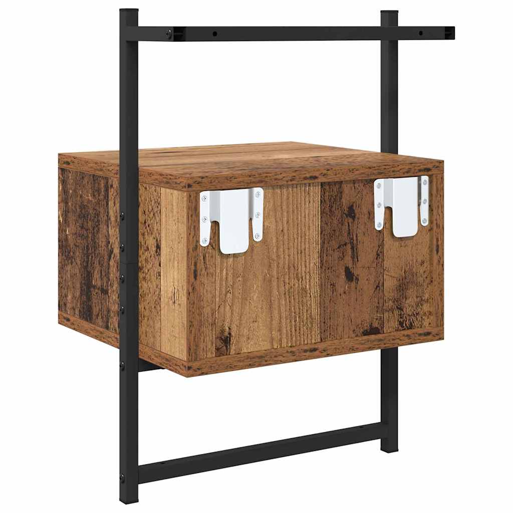 Noptiera Lemn Vechi 35 x 30 x 51 cm Lemn compozit — imaginea 9