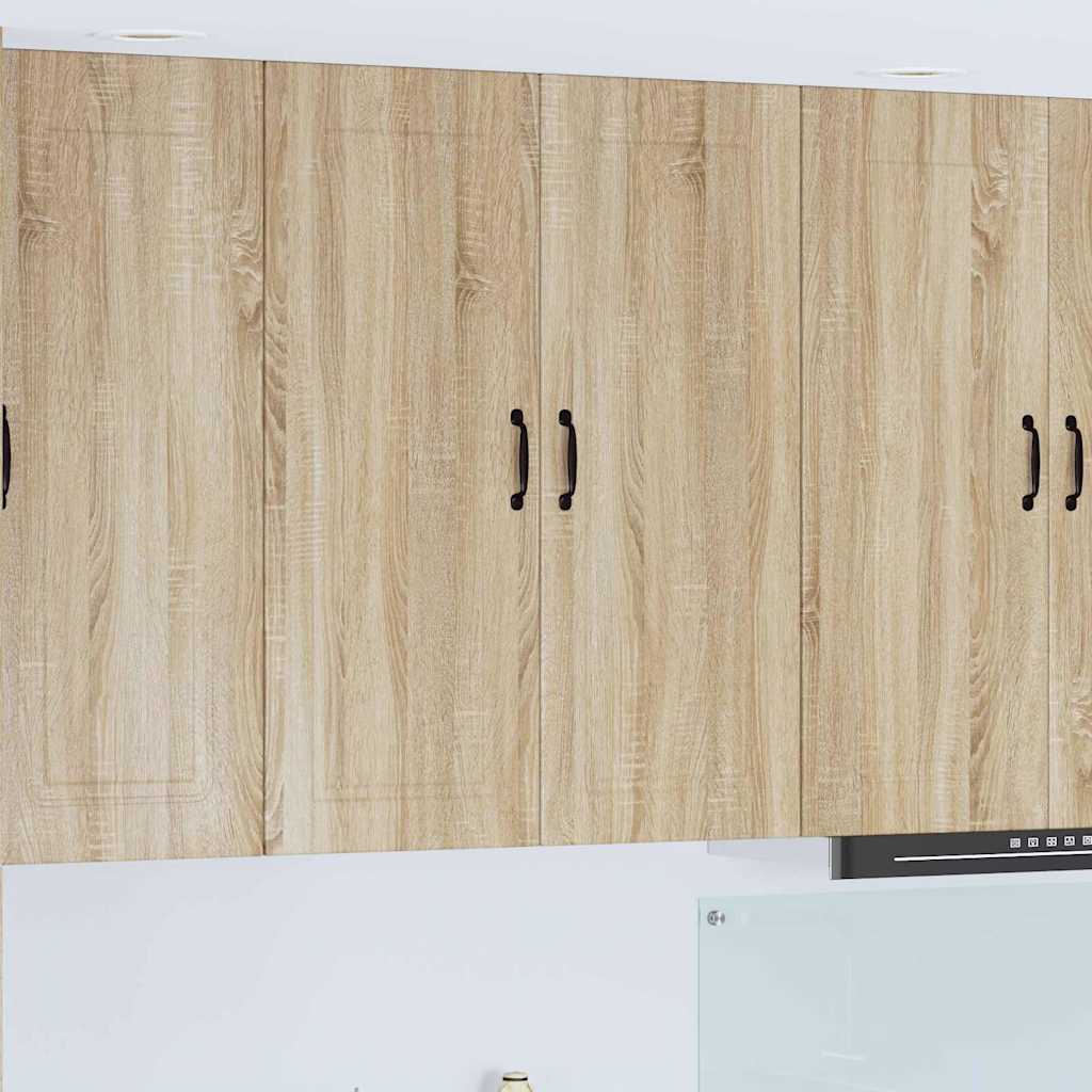 Dulap suspendat de bucatarie Stejar Sonoma 80 x 31 x 100 cm — imaginea 2